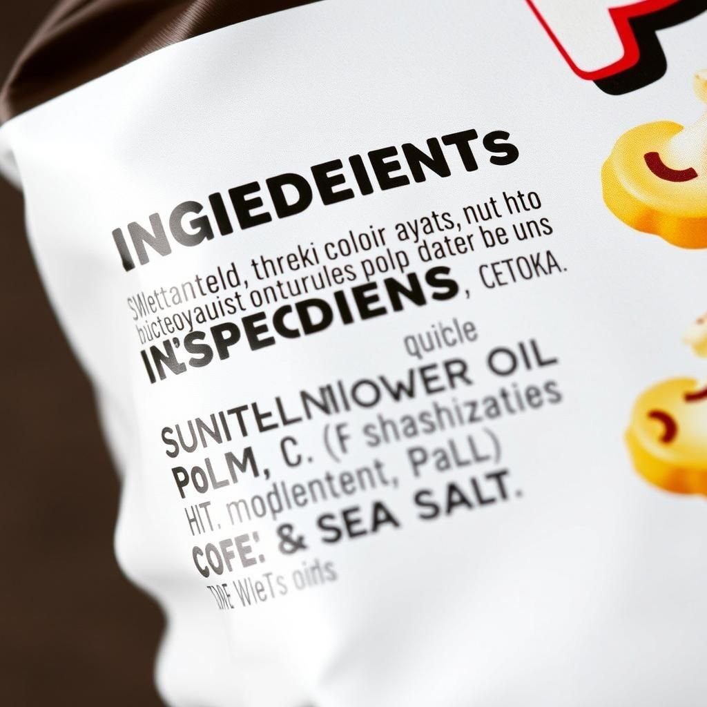 Skinny Pop ingredients: popcorn, sunflower oil, palm oil, sea salt. No artificial additives.